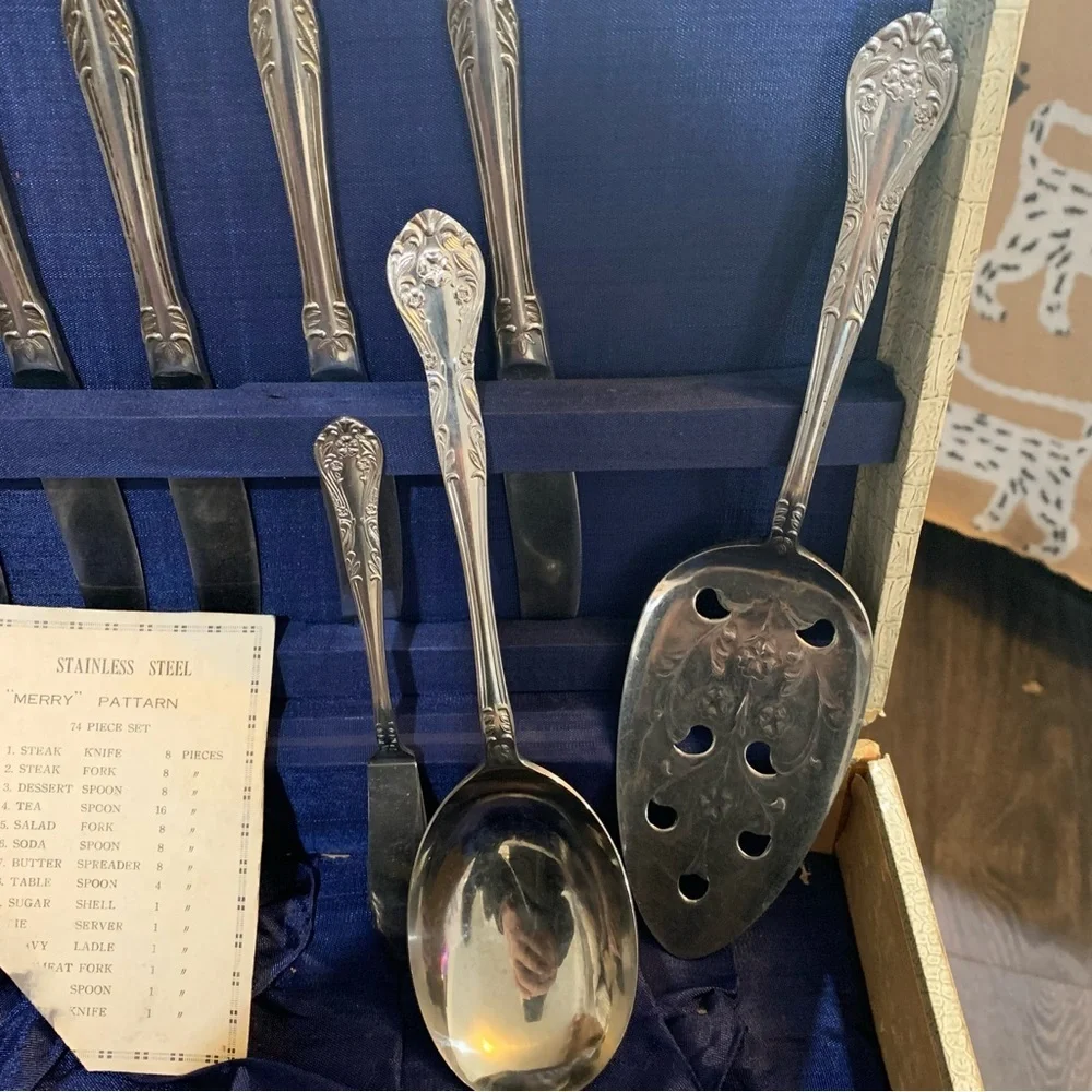 Vintage Stainless Steel Flatware Set